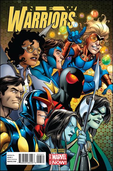 New Warriors (2014) issue 3-B Mark Bagley 1:50 Cover