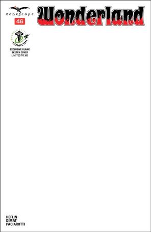 Grimm Fairy Tales Presents Wonderland issue 46-F Blank/Sketch Emerald City Comicon Cover 1/300