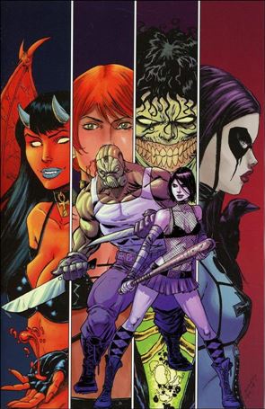 Hack/Slash vs Chaos issue 1-J Tim Seeley 1:40 Virgin Cover