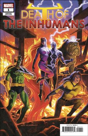 Death of the Inhumans issue 1-E Greg Hildebrandt 1:25 Cover