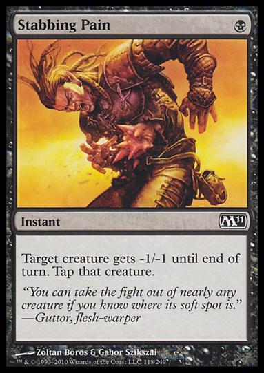 Magic the Gathering: 2011 Core Set (Base Set) card 118 Stabbing Pain