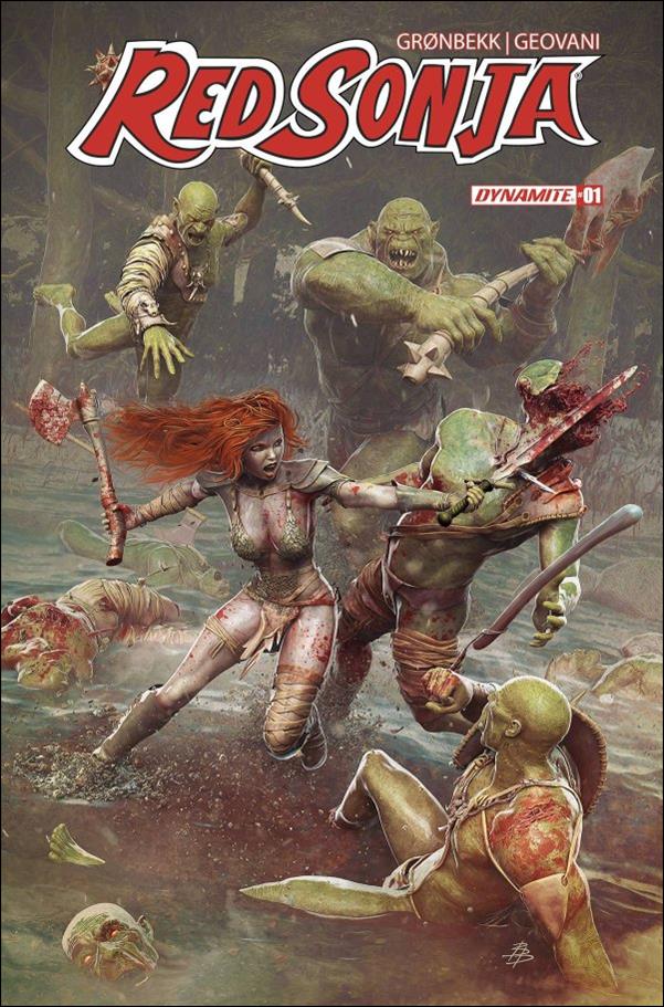 Red Sonja (2023) issue 1-M Björn Barends 1:10 Cover