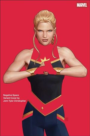 Captain Marvel (2023) issue 1-D John Tyler Christopher Negative Space Cover