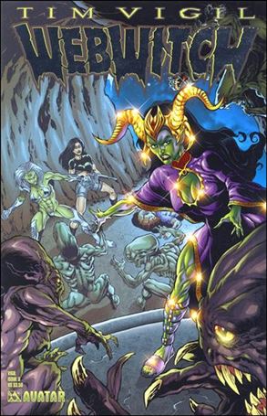 Webwitch (2002) issue 3-D Platinum Foil Cover
