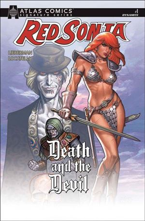 Red Sonja: Death and the Devil issue 1-H Joseph Michael Linsner Atlas Edition Signed Cover