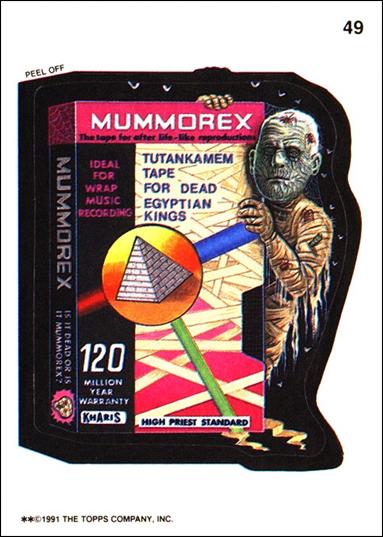 Wacky Packages (Base Set) card 49 Mummorex