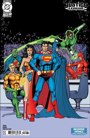 Justice League Unlimited (2025) issue 8-F George Pérez Legacy Cardstock Cover