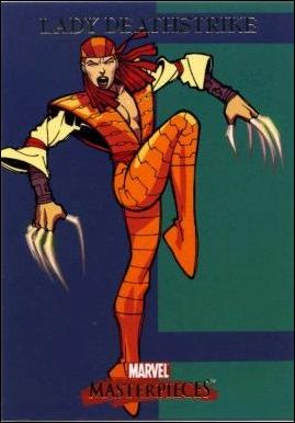 2007 Marvel Masterpieces (Base Set) card 49 Lady Deathstrike