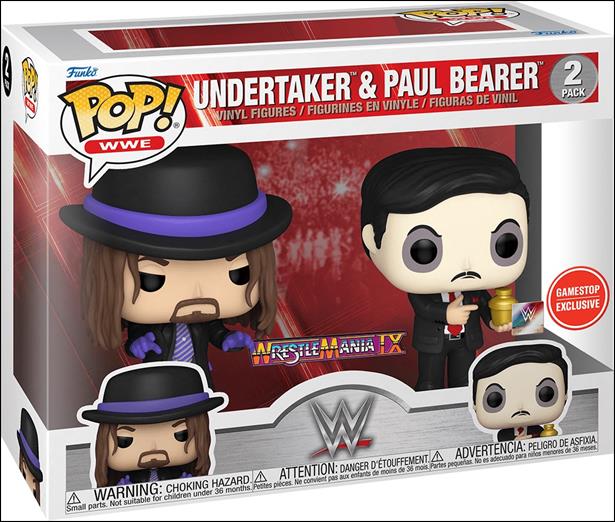 Pop! WWE Multi-Packs figure nn15 Undertaker & Paul Bearer Pop & Pin GameStop Excl.