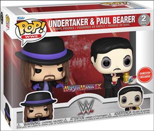 Pop! WWE Multi-Packs figure nn15 Undertaker & Paul Bearer Pop & Pin GameStop Excl.