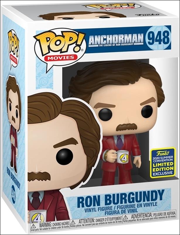 POP! Movies figure 948-B Ron Burgundy (Coffee Mug) Summer Convention