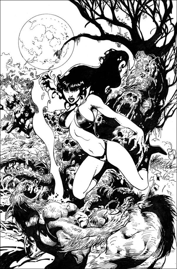 Vampirella (2019) issue 19-J Roberto Castro 1:11 Black & White Virgin Cover