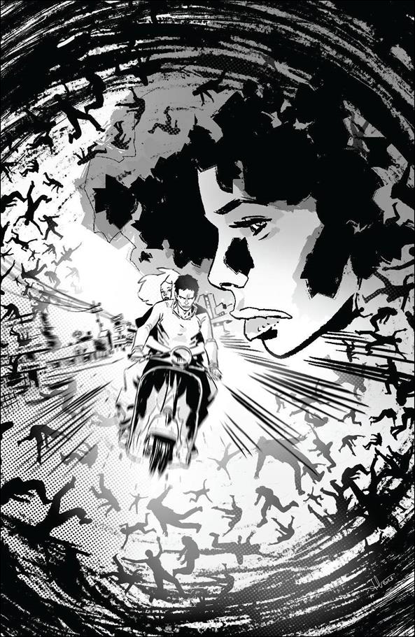 Displaced issue 2-C Luca Casalanguida 1:10 Black and White Cover