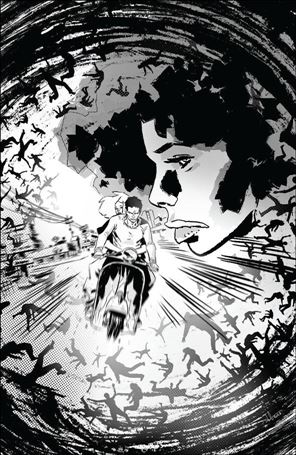 Displaced issue 2-C Luca Casalanguida 1:10 Black and White Cover