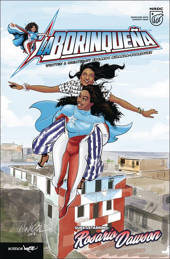 La Borinqueña Guest Starring Rosario Dawson issue nn-E Leila Del Duca Cover