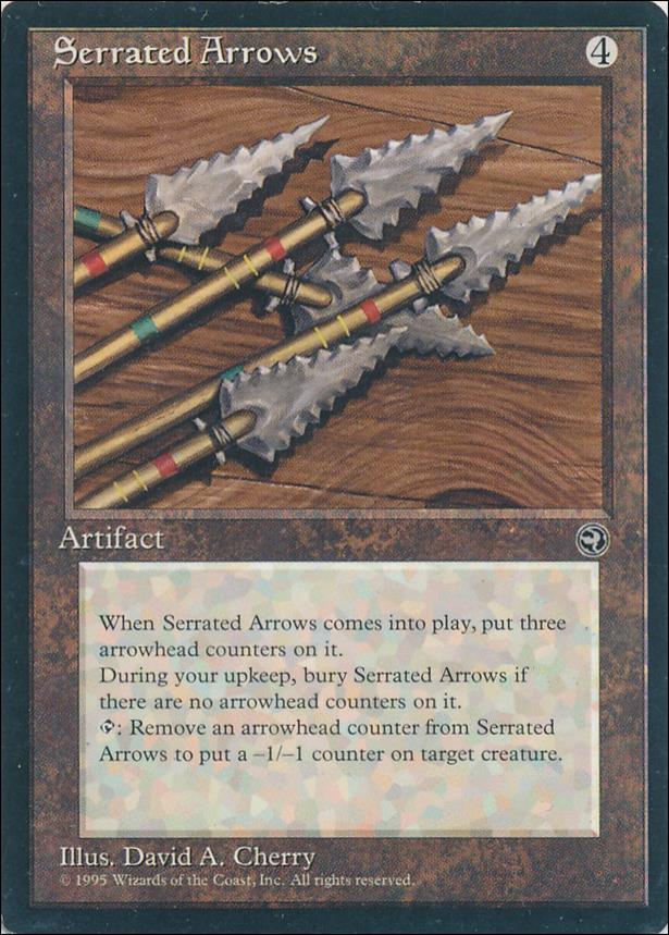Magic the Gathering: Homelands (Base Set) card 110 Serrated Arrows