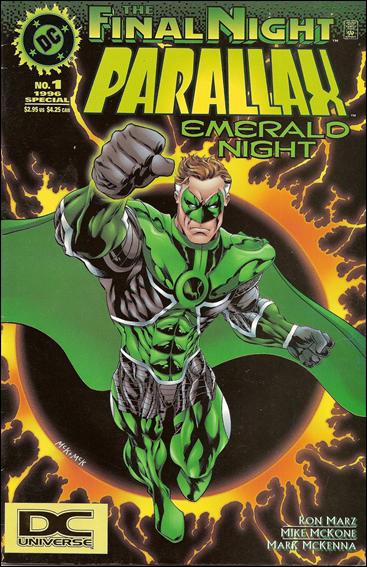 Parallax: Emerald Night issue 1-B DC Universe UPC (2nd Printing)