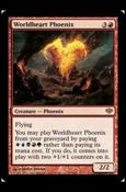 Magic the Gathering: Conflux (Base Set) card 77 Worldheart Phoenix
