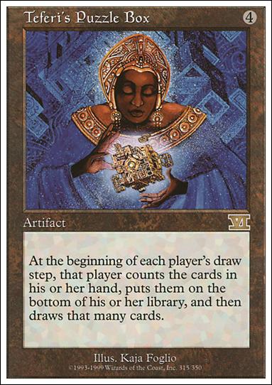 Magic the Gathering: 6th Edition (Base Set) card 315 Teferi's Puzzle Box