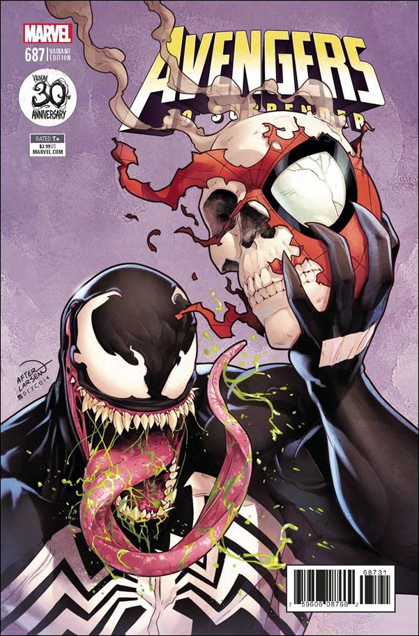Avengers (1963) issue 687-C Jamal Campbell Venom 30th Anniversary Cover