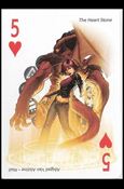 Artifacts Playing Cards (Promo) card 5 Hearts The Heart Stone - Abigail Van Alstine/Mali