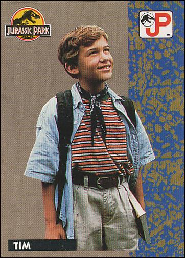 Jurassic Park (Base Set) card 14 Tim