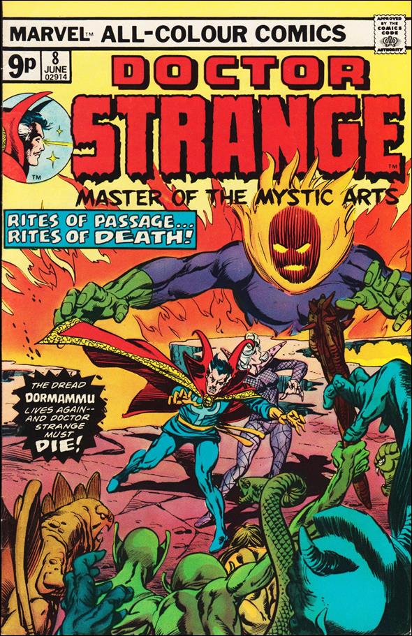 Doctor Strange (1974) issue 8-B UK Price Cover