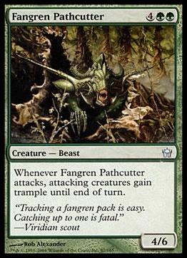 Magic the Gathering: Fifth Dawn (Base Set) card 87 Fangren Pathcutter