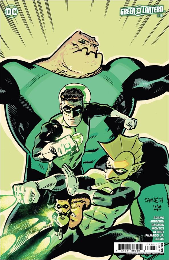 Green Lantern (2023) issue 15-B Chris Samnee Cardstock Cover