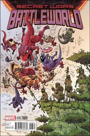 Secret Wars: Battleworld issue 3-B James Stokoe 1:25 Cover