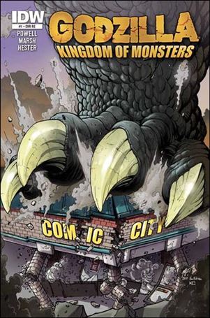 Godzilla: Kingdom of Monsters issue 1-MU Comic City Cover 1/500