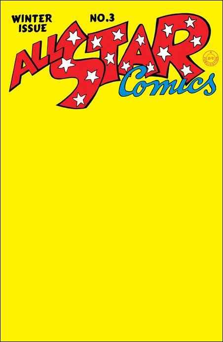 All Star Comics (1940) issue 3-D Blank Sketch Facsimile Edition (2023)