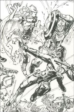 Civil War II issue 3-C Kim Jung Gi Connecting Cover