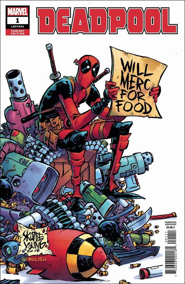 Deadpool (2018) issue 1-D Skottie Young 1:25 Cover