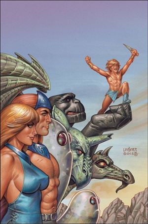 Herculoids (2025) issue 4.00-K Joseph Michael Linsner Virgin 1:20 Cover