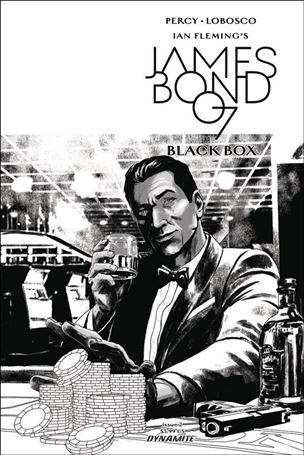 James Bond: Black Box issue 2-E Jason Masters 1:20 Black & White Cover