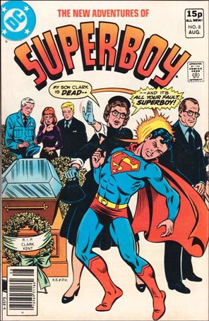 New Adventures of Superboy issue 8-C UK Price Cover