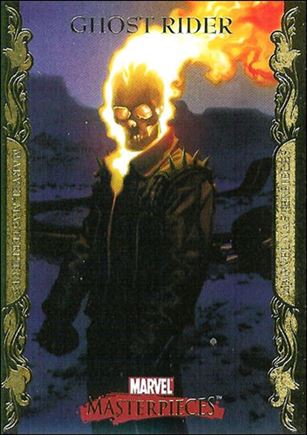 2007 Marvel Masterpieces (Parallel Gold Border Base Set) card 32 Ghost Rider