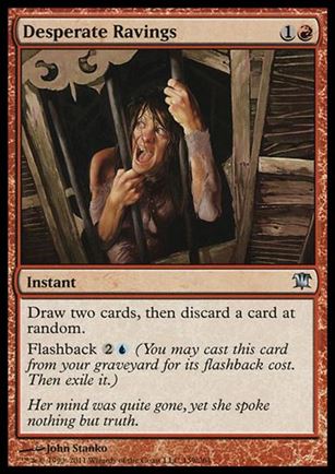 Magic the Gathering: Innistrad (Base Set) card 139 Desperate Ravings