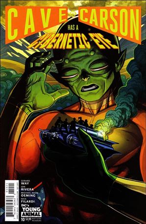 Cave Carson Has a Cybernetic Eye issue 10-B Benjamin Dewey Cover