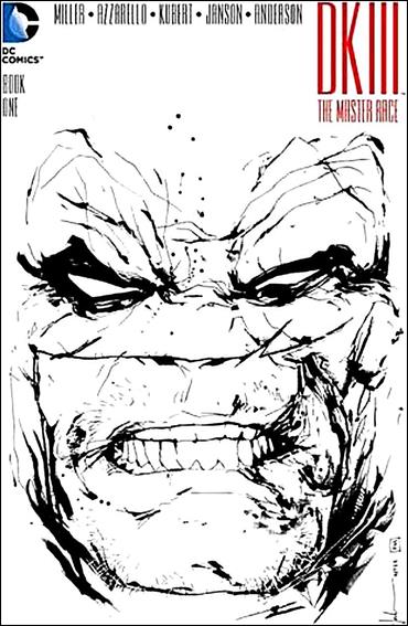 Dark Knight III: The Master Race issue 1-NN Jock Previews UK Black & White Cover