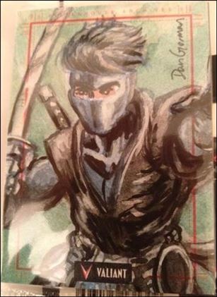 2013 Valiant Comics Preview Trading Card Set (Sketch Card Subset) card DG-01