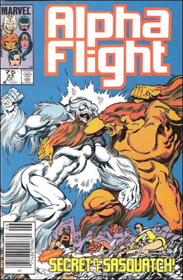 Alpha Flight (1983) issue 23-B Canadian Price Cover