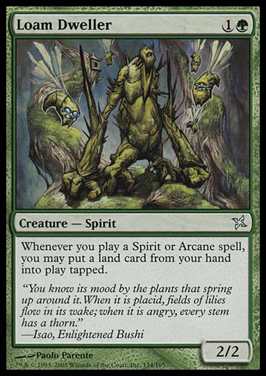 Magic the Gathering: Betrayers of Kamigawa (Base Set) card 134 Loam Dweller