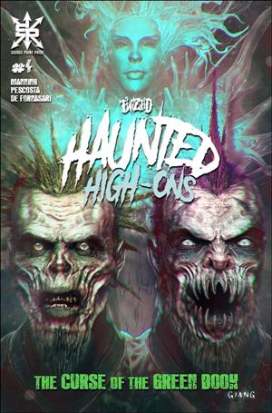 Twiztid Haunted High-Ons: The Curse of the Green Book issue 4-B John Giang Cover