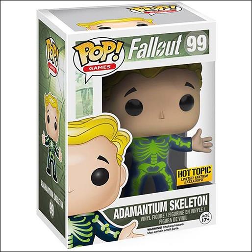 POP! Games figure 99 Adamantium Skeleton (Hot Topic Mystery Box 1:10)