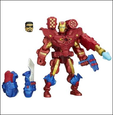 Marvel Super Hero Mashers (Electronic) figure 1-B Iron Man Loose