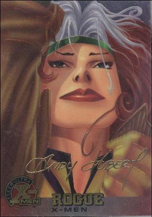 1996 Fleer Ultra X-Men All Chromium (Gold Signature Parallel Base Set) card 11 Rogue