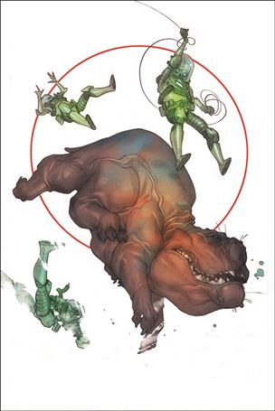 Warlord of Mars Attacks issue 5-F Ben Caldwell 1:20 Virgin Cover