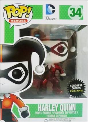 POP! Heroes figure 34-C Harley Quinn (Metallic)